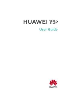 Huawei Y5p manual. Smartphone Instructions.